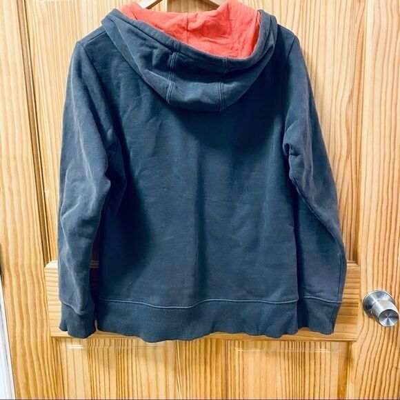 Cabela's pink grey full zip logo sweatshirt hoodie - Picture 7 of 9